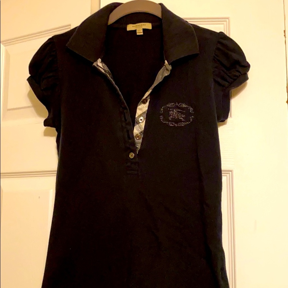 Burberry London puff sleeve shirt.